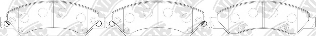 D1363 FRICTION MASTER  BRAKE PADS FRONT