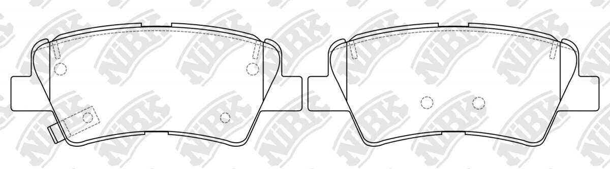 D1313 CYFC  BRAKE PADS REAR