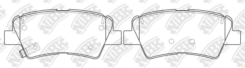 D1313 CYFC  BRAKE PADS REAR