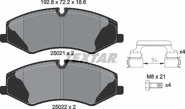 D1425 Stop by Honeywell  BRAKE PADS FRONT