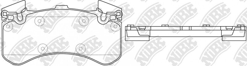 D1575 HUARUIFENG  BRAKE PADS FRONT