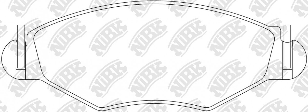 D1143 GAM  BRAKE PADS FRONT