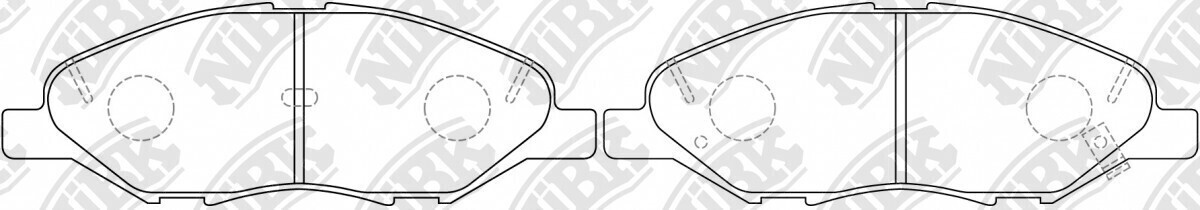 D1345 BLM  BRAKE PADS FRONT