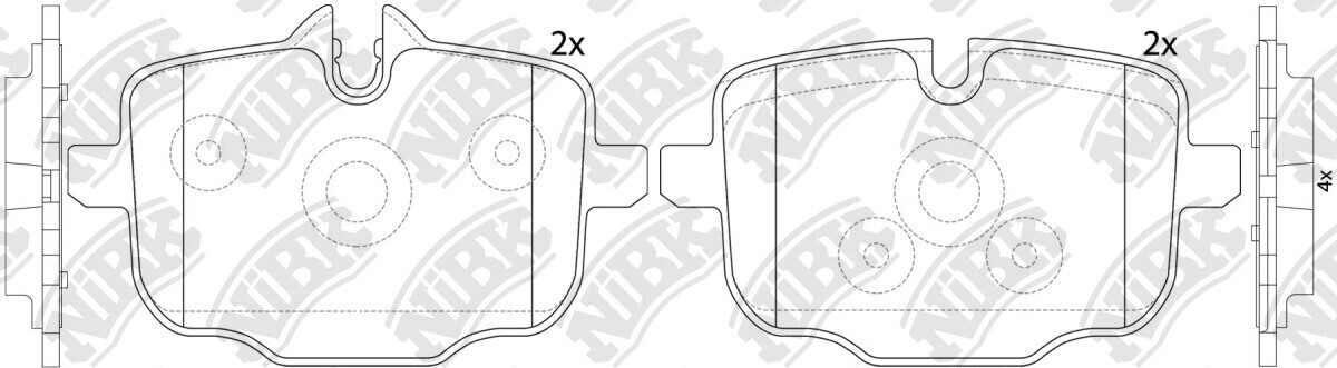 D1469 ZONGHENG  BRAKE PADS REAR