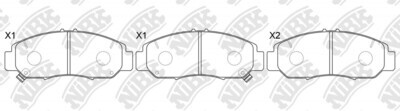 D1506 KELITE BRAKE PADS FRONT