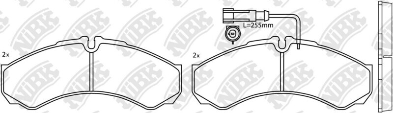 D1487 BLM BRAKE PADS FRONT