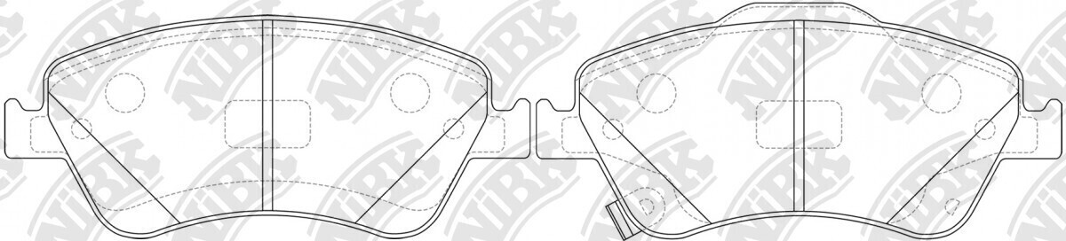 D1571 AIRUI  BRAKE PADS FRONT