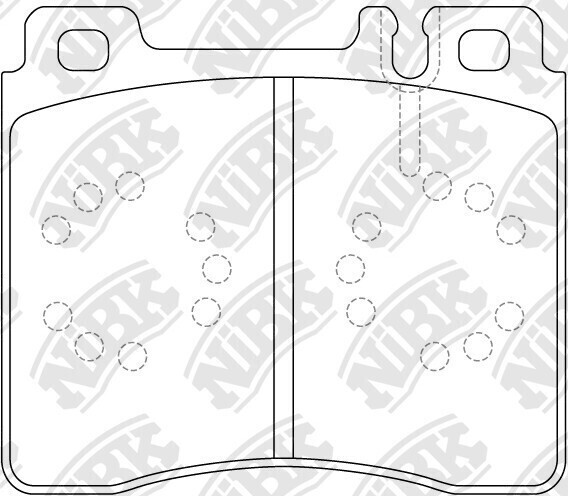 24202620 MERCEDES BENZ  BRAKE PADS FRONT