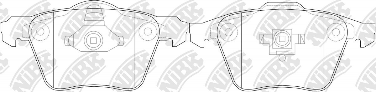 D1111 CARDIFF  BRAKE PADS FRONT