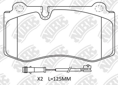 D1223 CYFC  BRAKE PADS FRONT
