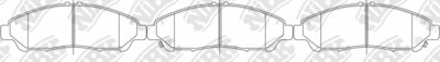 D1280-8396 MAGNUM PRO  BRAKE PADS FRONT