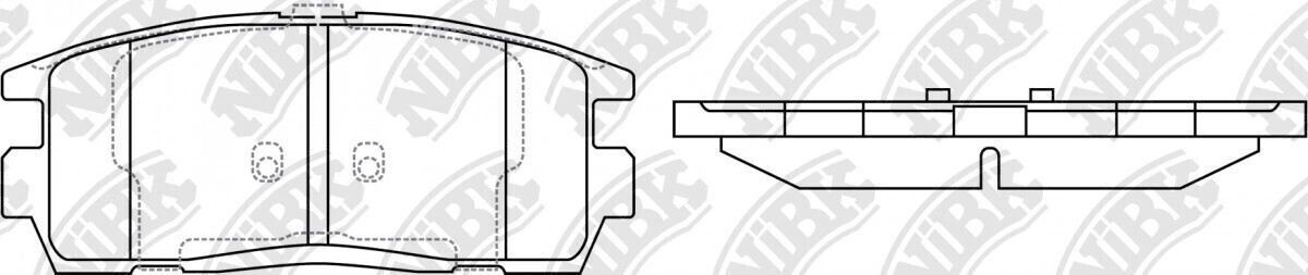 D1275 C-TEK  BRAKE PADS REAR