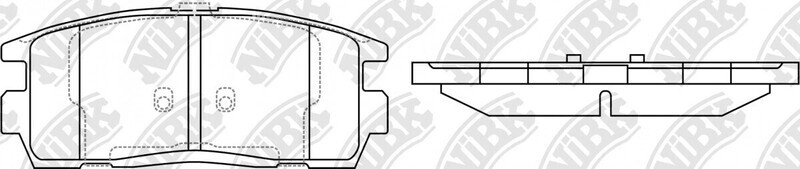 D1275 C-TEK  BRAKE PADS REAR