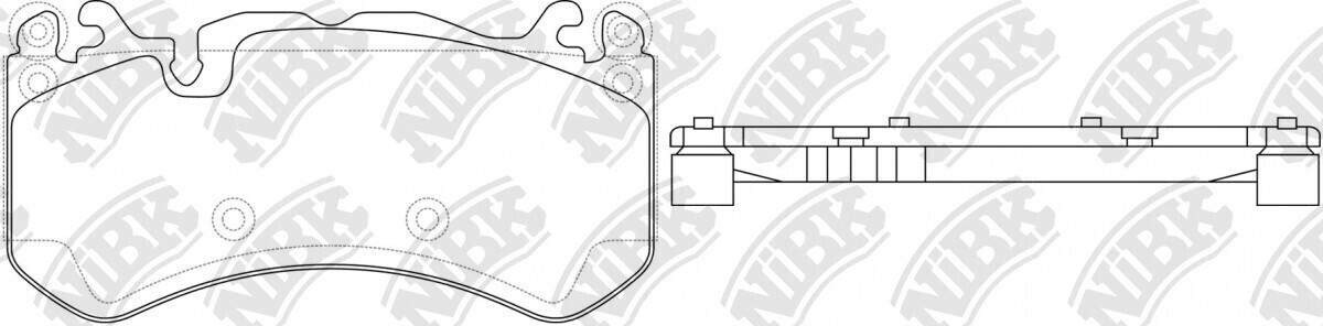 D1291 GAM  BRAKE PADS FRONT