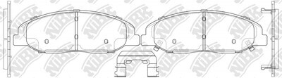 D1332 POWERLOTOS  BRAKE PADS FRONT