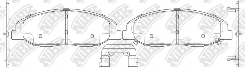D1332 POWERLOTOS  BRAKE PADS FRONT