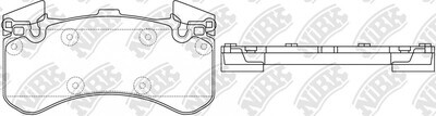 D1593 YBD  BRAKE PADS FRONT