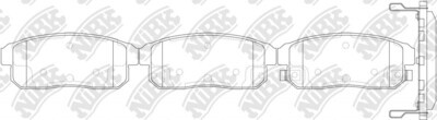 D1008 XL BRAKE  BRAKE PADS REAR