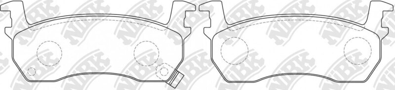 D1024 LAMDA  BRAKE PADS FRONT