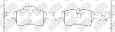 D1122 MASUMA  BRAKE PADS REAR