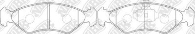 D1196 MCK  BRAKE PADS FRONT