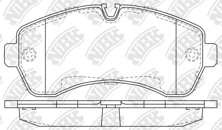 D1268 XINHUI  BRAKE PADS FRONT