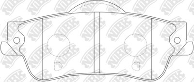 D1352 FIRELOCK  BRAKE PADS REAR