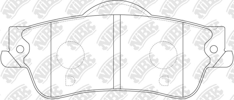 D1352 FIRELOCK  BRAKE PADS REAR