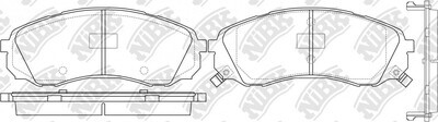 D1566 TURTLE  BRAKE PADS FRONT