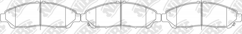 D1280-8396 KITPRO  BRAKE PADS FRONT