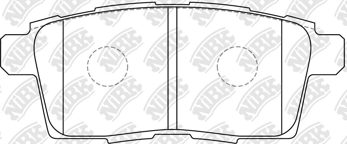 D1259 CARDIFF  BRAKE PADS REAR