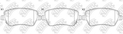 D1491 KITPRO  BRAKE PADS FRONT