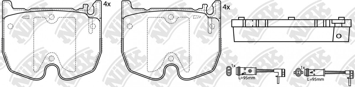 D1231 TEMB  BRAKE PADS FRONT
