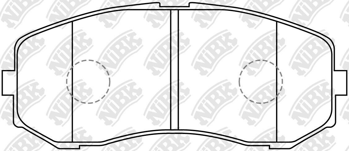 D1274-8390 NAPA BRAKE PADS REAR