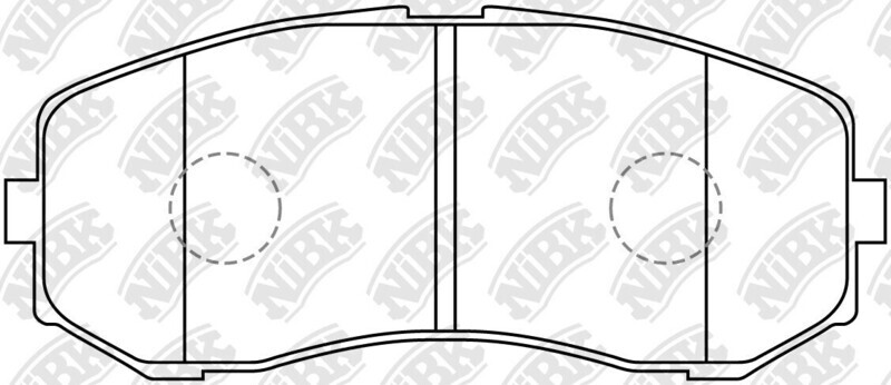 D1274-8390 NAPA BRAKE PADS REAR