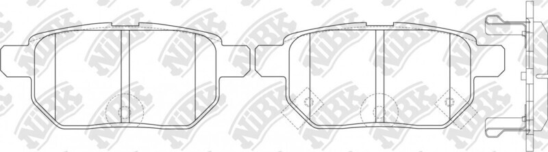 D1354 AIMCO BRAKE PADS REAR