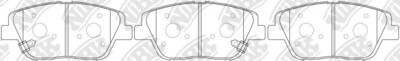 D1444 KELITE  BRAKE PADS FRONT
