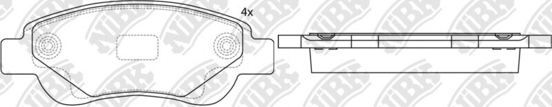 D1604 FRAS-ME  BRAKE PADS FRONT
