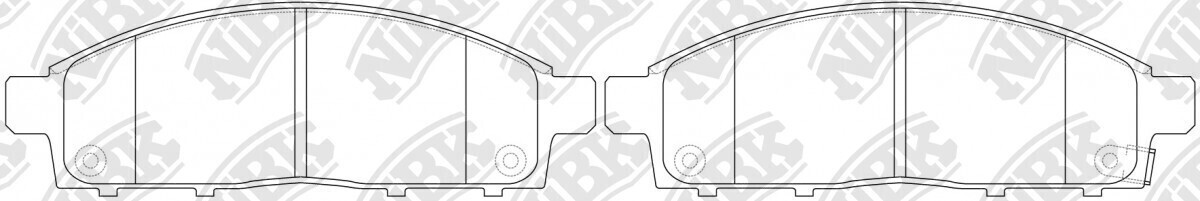 D1519 GAM  BRAKE PADS FRONT
