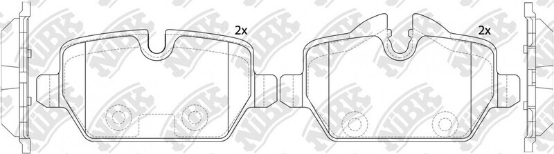 D1226 XINHUI  BRAKE PADS REAR