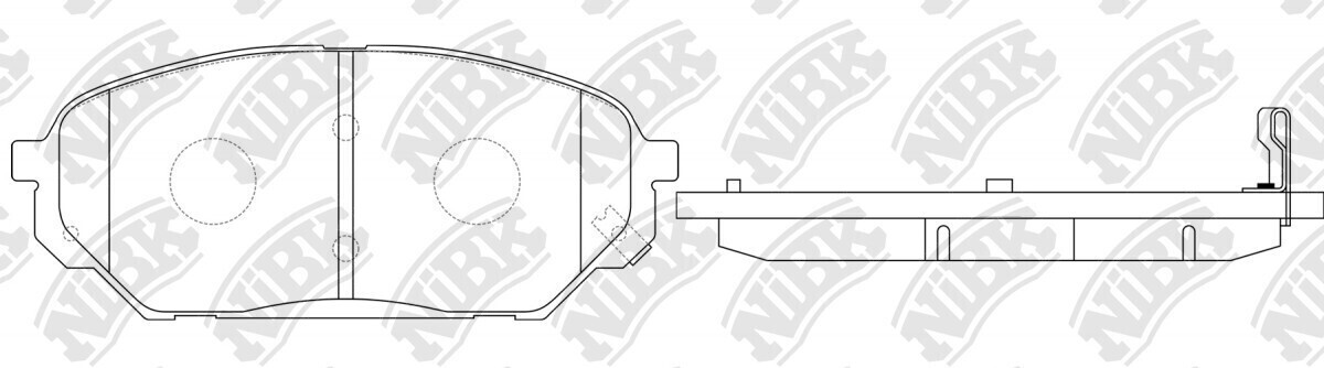 D1301 BROTHERS  BRAKE PADS FRONT