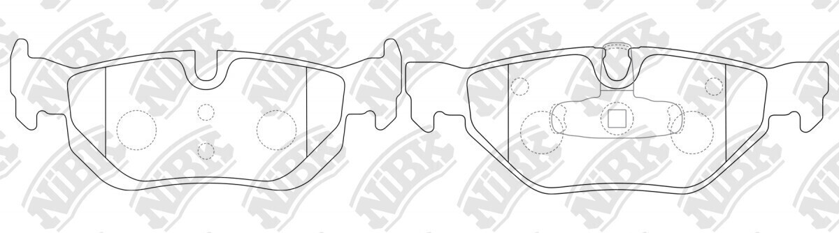 D1267 BORY  BRAKE PADS REAR