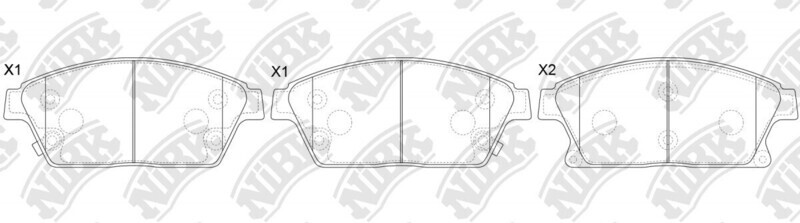 D1470 PREMIUM BRAKE PADS FRONT