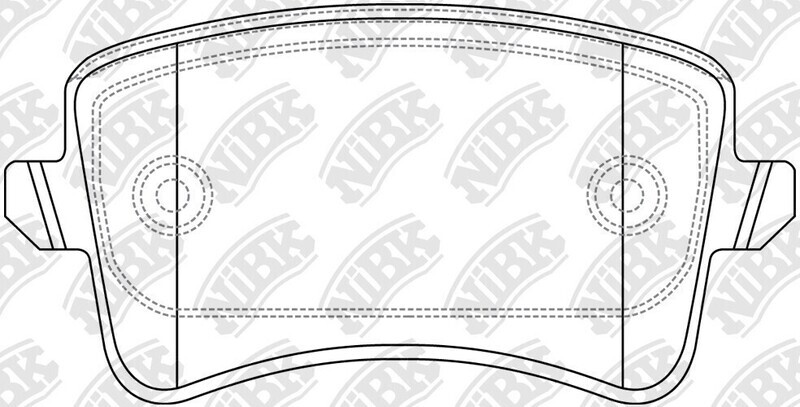 D1386 ZONGHENG BRAKE PADS REAR
