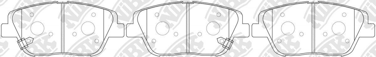 D1444 CAC  BRAKE PADS FRONT