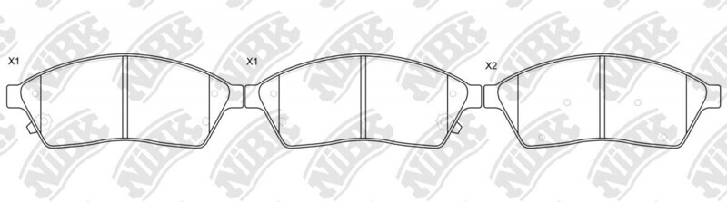 D1422 OUMOSHI  BRAKE PADS FRONT