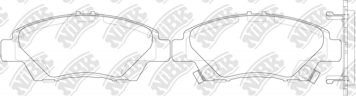 D1394 SPANICE BRAKE PADS FRONT