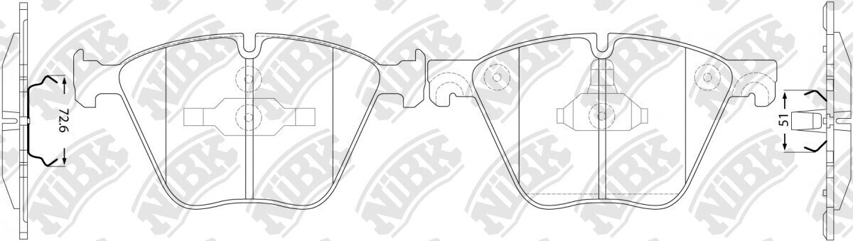 D1443 CAC  BRAKE PADS FRONT