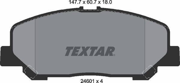 D1524 HUARUIFENG  BRAKE PADS FRONT