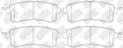 D1521 XINYI  BRAKE PADS FRONT
